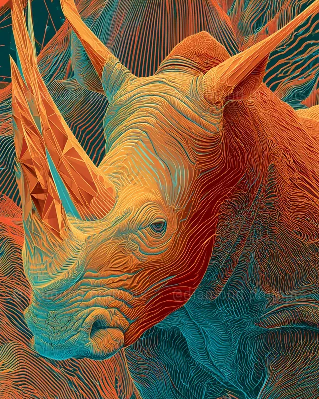 Psychedelic Animal Anatomies