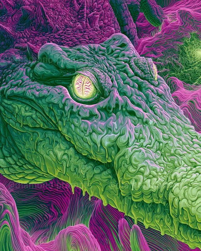 Psychedelic Animal Anatomies