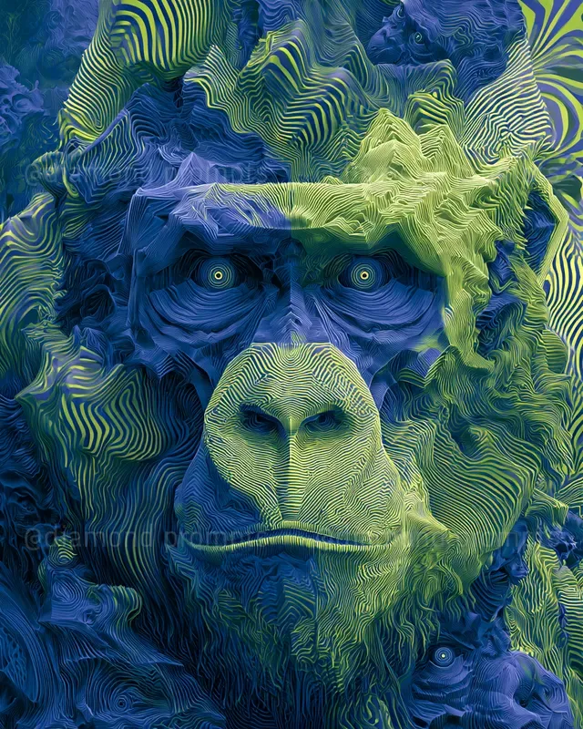 Psychedelic Animal Anatomies