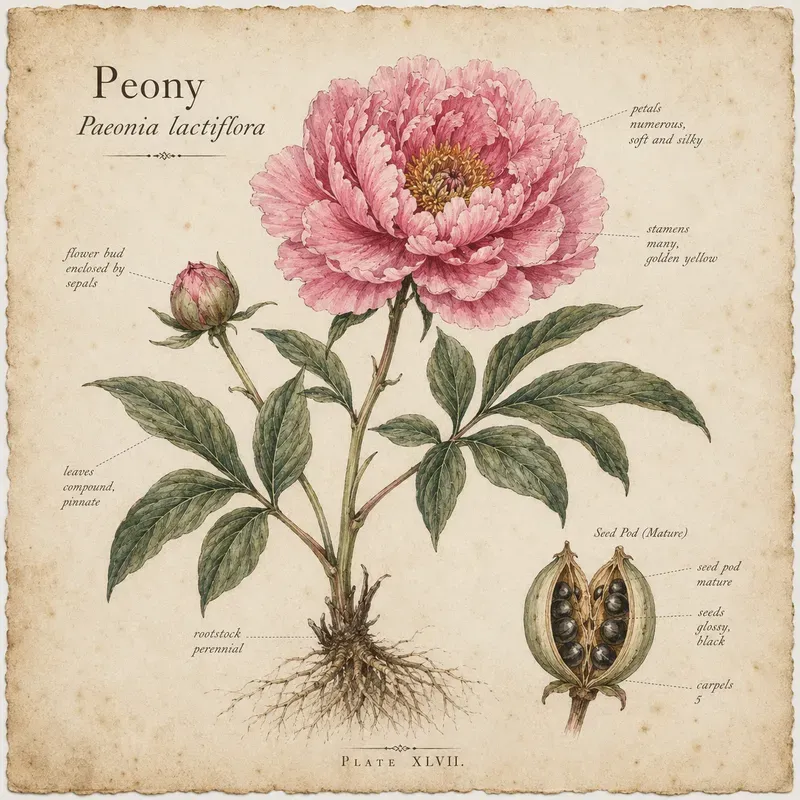 Vintage Botanical Watercolor Generator