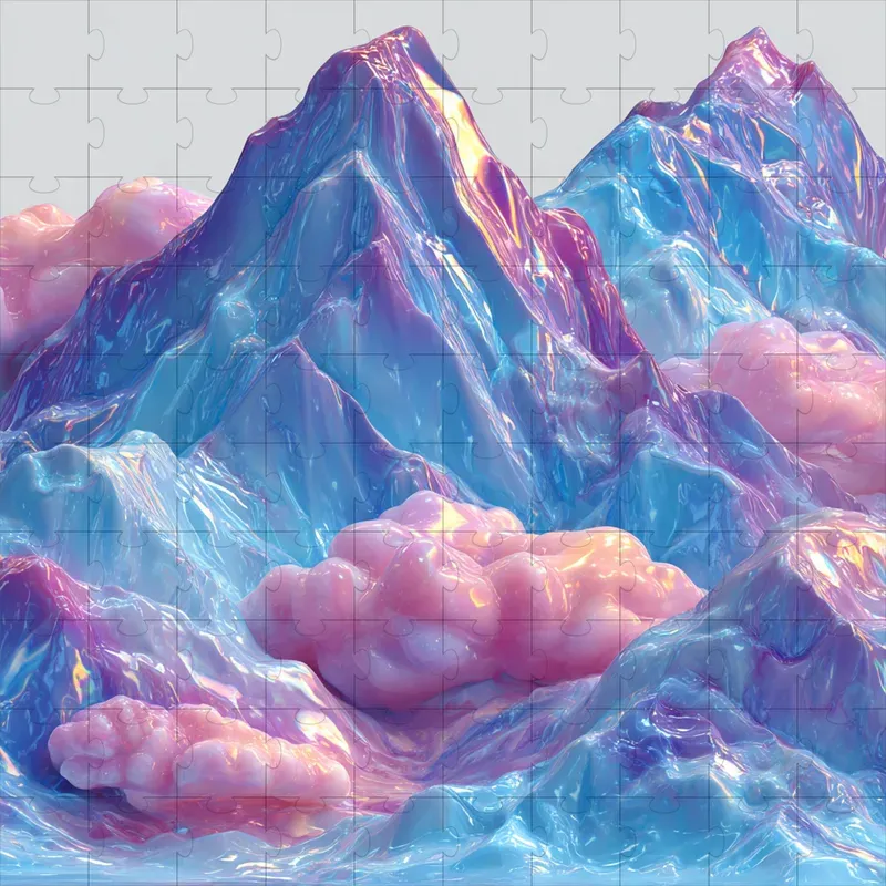 3D Holographic Iridescent Pastel Glosses