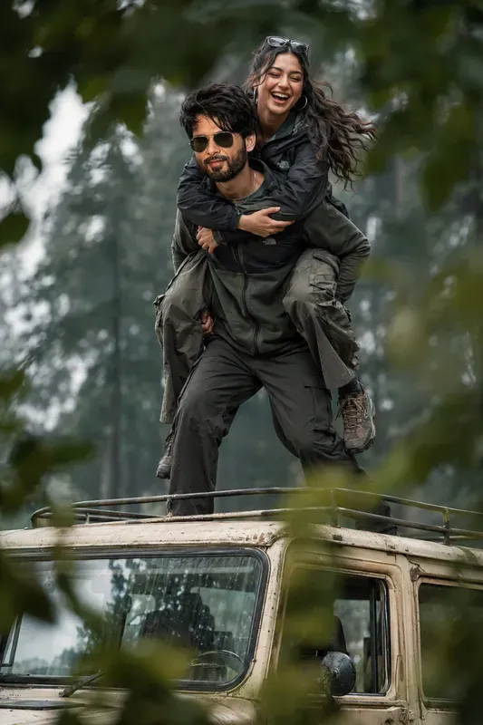 Cinematic Jeep Couple Portraits