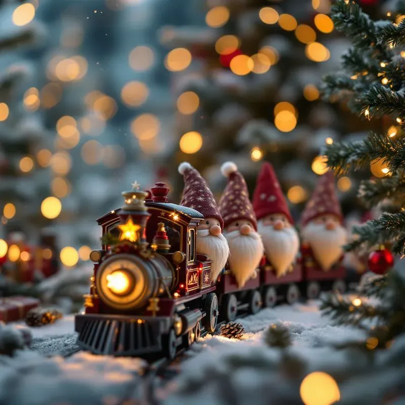 Christmas Gnomes Magical Holiday Scenes