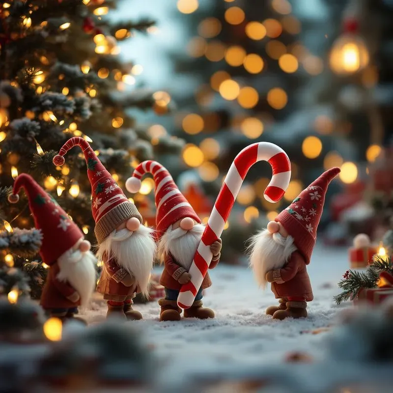 Christmas Gnomes Magical Holiday Scenes