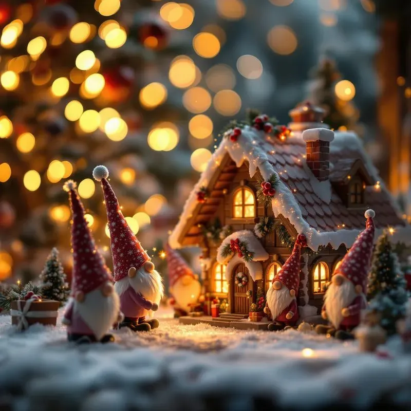 Christmas Gnomes Magical Holiday Scenes