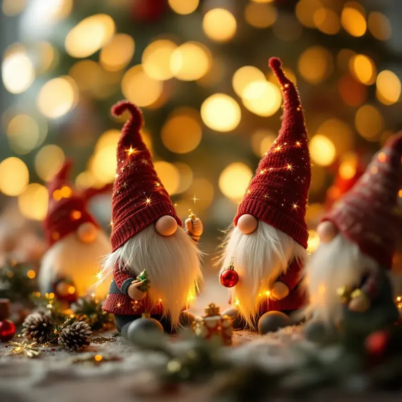 Christmas Gnomes Magical Holiday Scenes