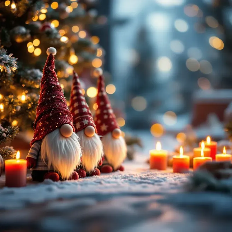 Christmas Gnomes Magical Holiday Scenes