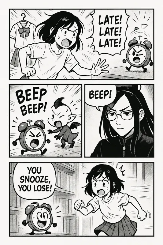 Manga Comic Strip Stories
