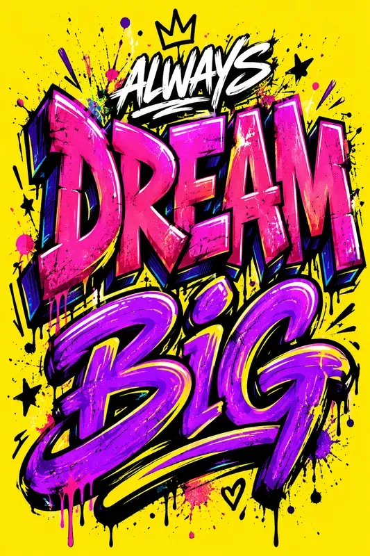 Bold Graffiti Motivation Posters