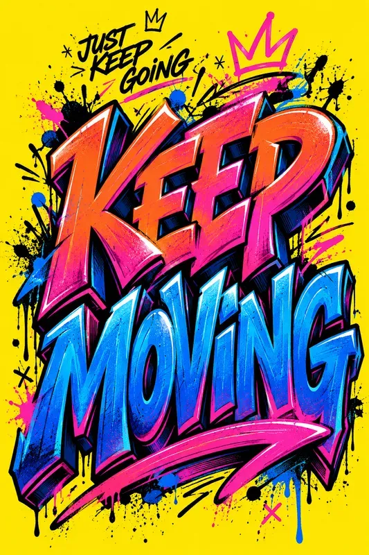 Bold Graffiti Motivation Posters