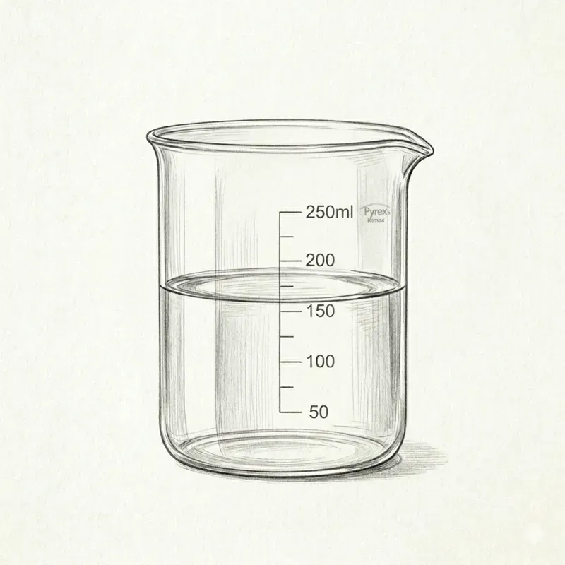 Minimal Liquid Container Sketches