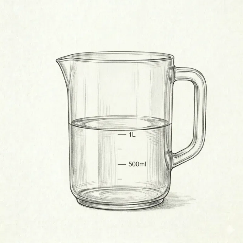 Minimal Liquid Container Sketches