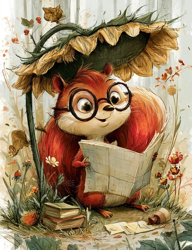 Whimsical Summer Adventures Illustrations