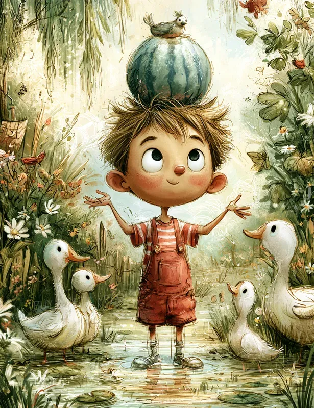 Whimsical Summer Adventures Illustrations