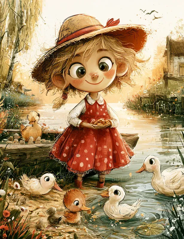Whimsical Summer Adventures Illustrations