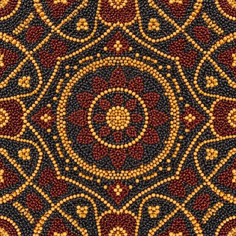 Seamless Geometric Patterns With Grains