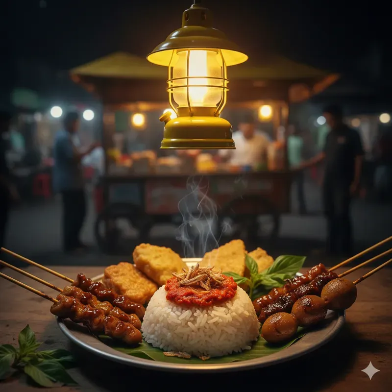 Indonesian Angkringan Night Food Photos