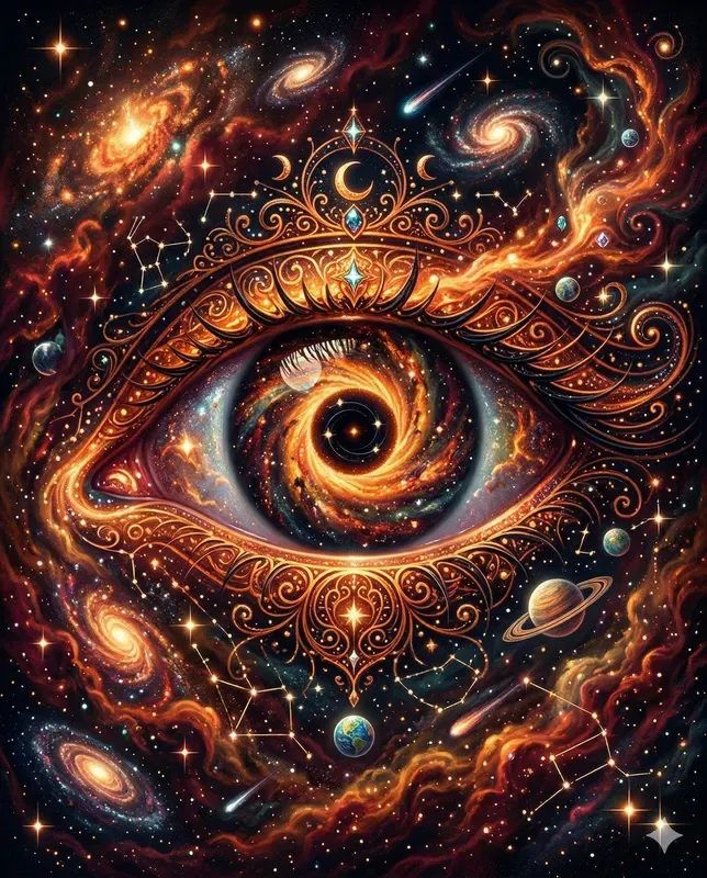 Surreal Cosmic Mystical Art