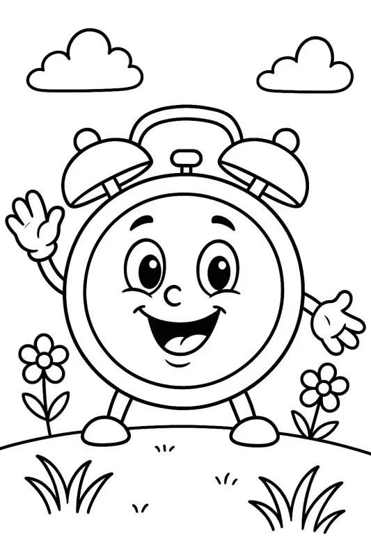Cute Objects Coloring Pages Collections