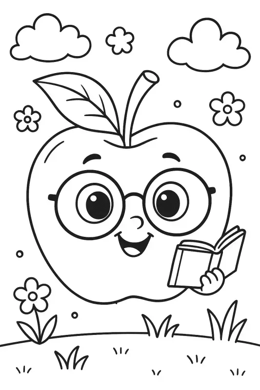 Cute Objects Coloring Pages Collections