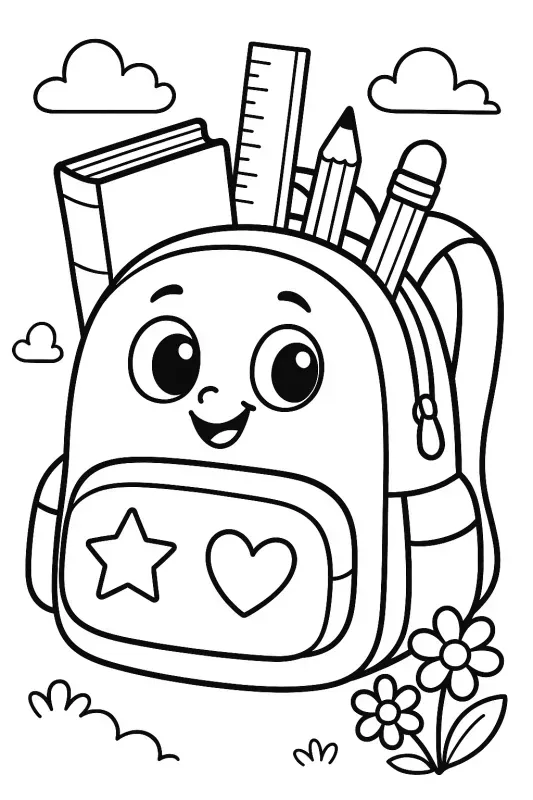 Cute Objects Coloring Pages Collections