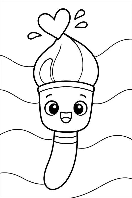 Cute Objects Coloring Pages Collections