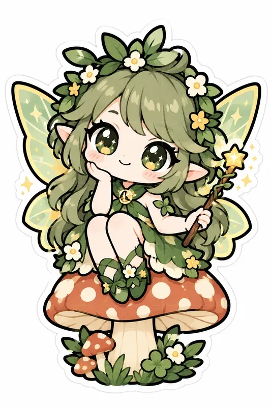 Kawaii Diecut Character Stickers
