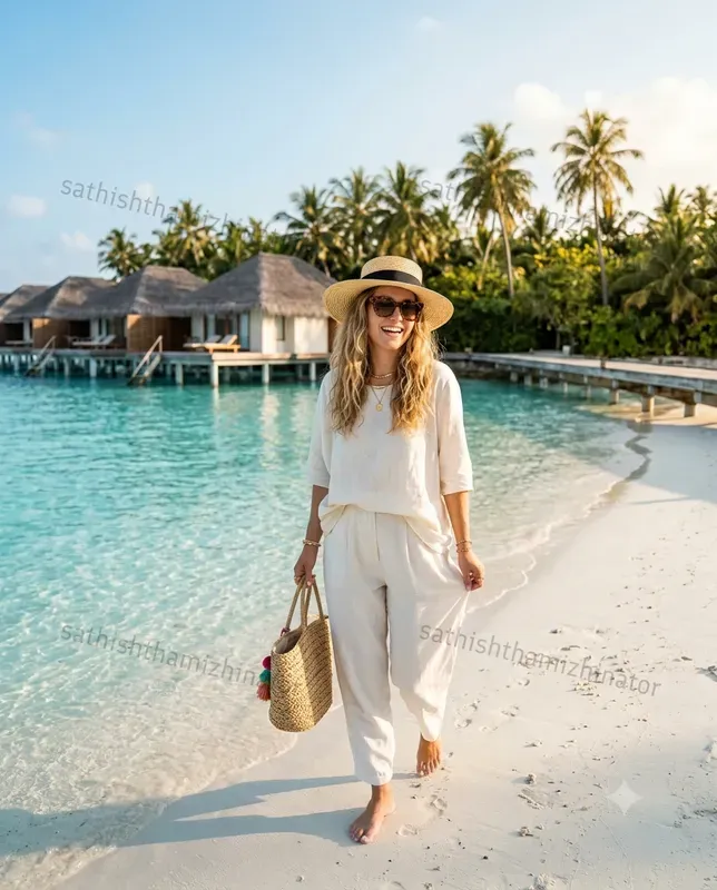Summer Travel Influencer Photo Generator