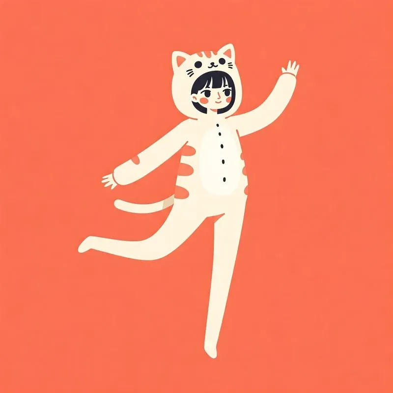 Vibrant Teen Line Art Characters