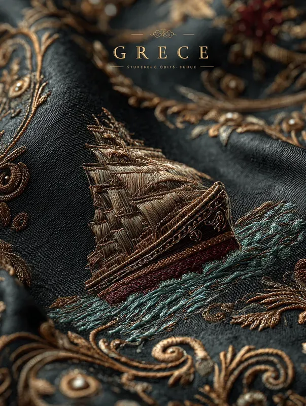 Luxury Embroidery Poster Art