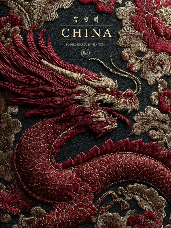 Luxury Embroidery Poster Art