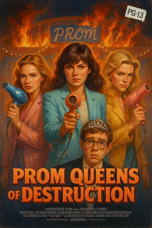 80s Illustrated Movie Poster Maker