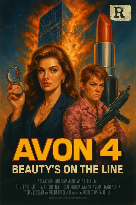 80s Illustrated Movie Poster Maker