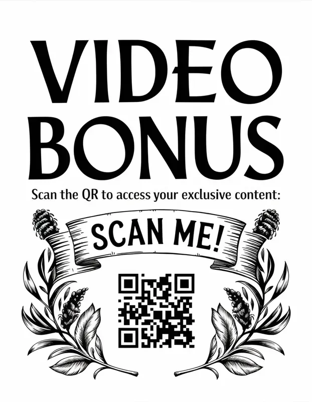 Videos Bonus Qr Codes Scan Me Floral Pages