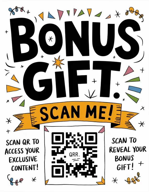 Videos Bonus Qr Codes Scan Me Floral Pages