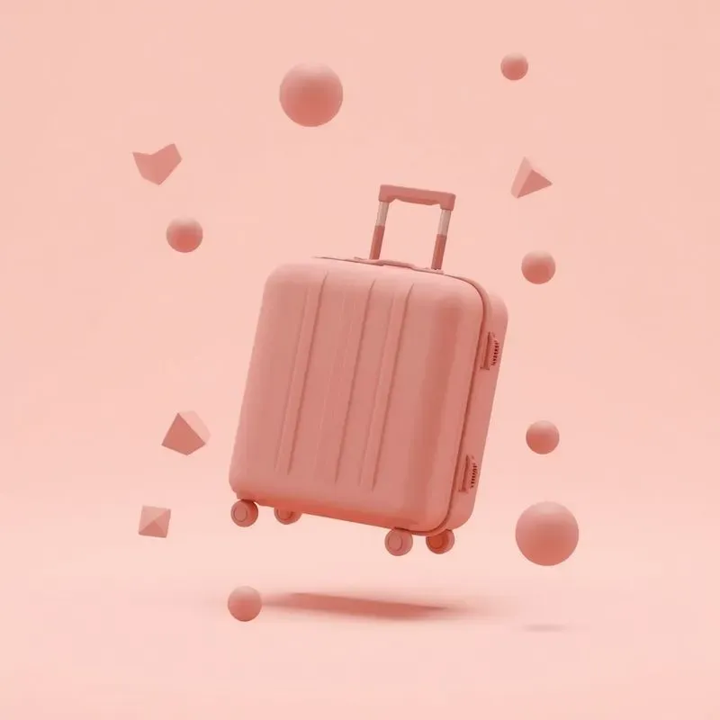 3D Minimalist Clay Travel App Icons