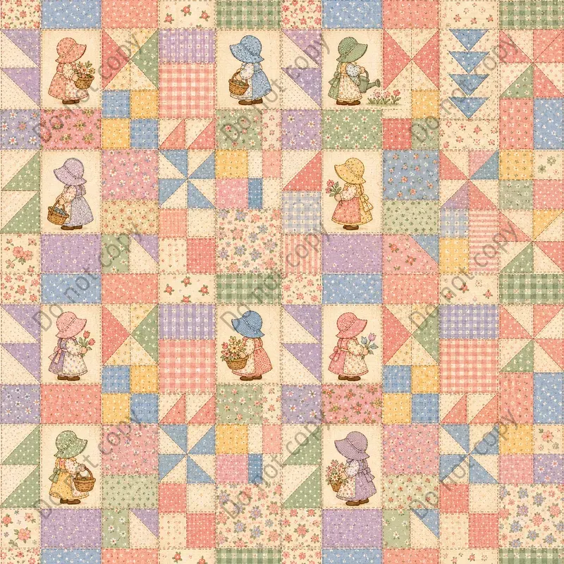 Cheater Quilt Seamless Patterns