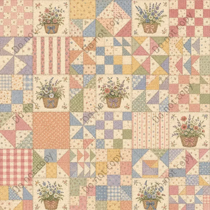 Cheater Quilt Seamless Patterns