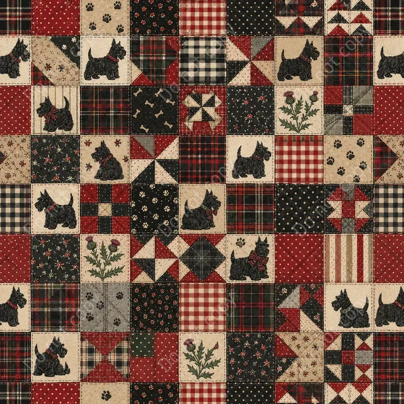 Cheater Quilt Seamless Patterns