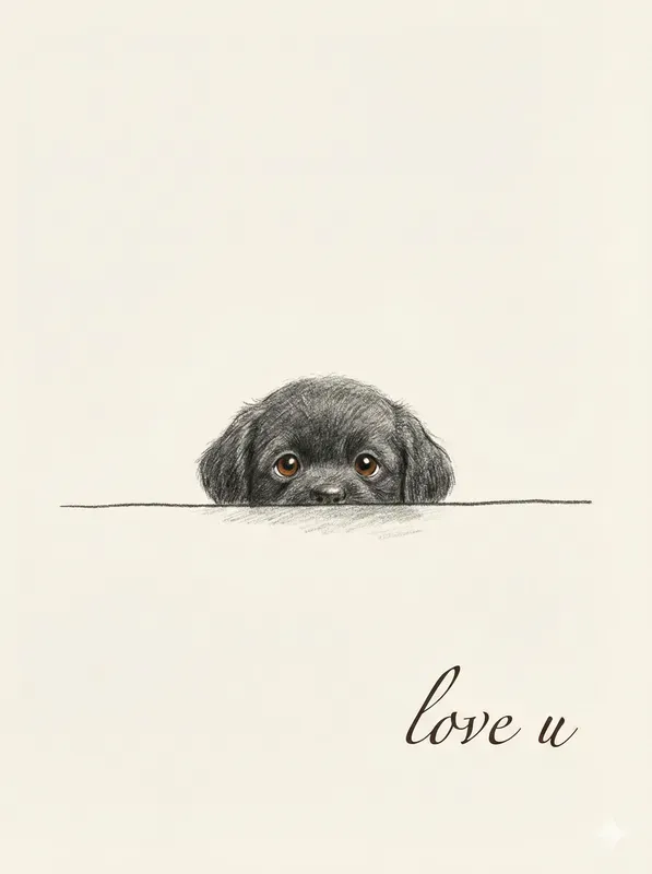 Minimalist Peekaboo Animal Illustrations
