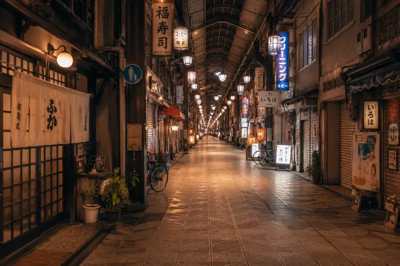 Japan Mood Quiet Osaka Nights