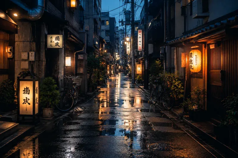Japan Mood Quiet Osaka Nights