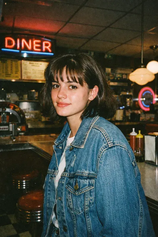 90s Retro Aesthetic Flash Smartphone Photos