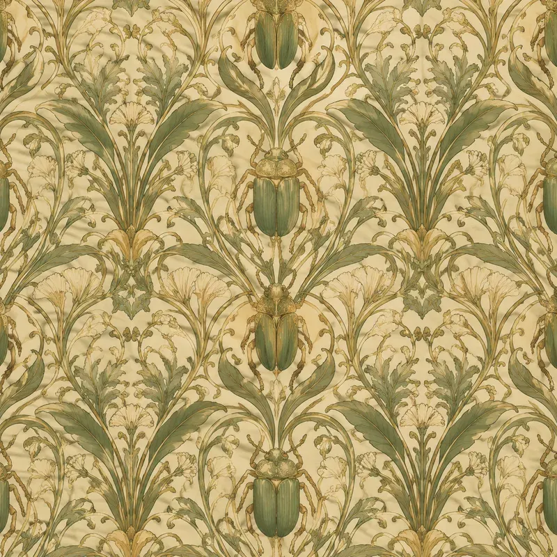 Art Nouveau Insect Pattern Generator