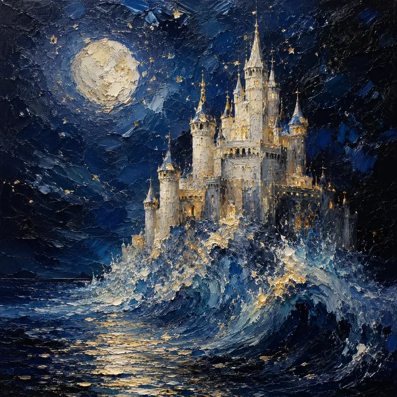 Dreamlike Impasto Canvas Collections