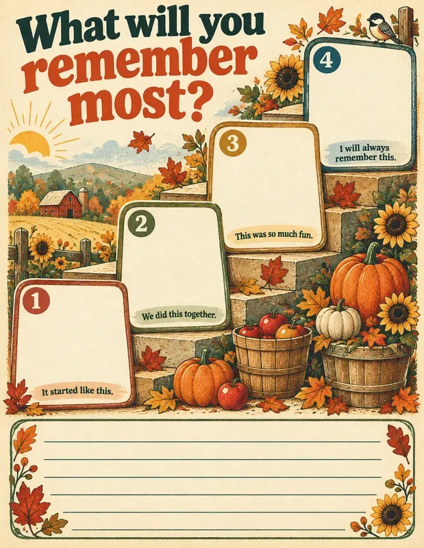 Family Thanksgiving Memory Pages