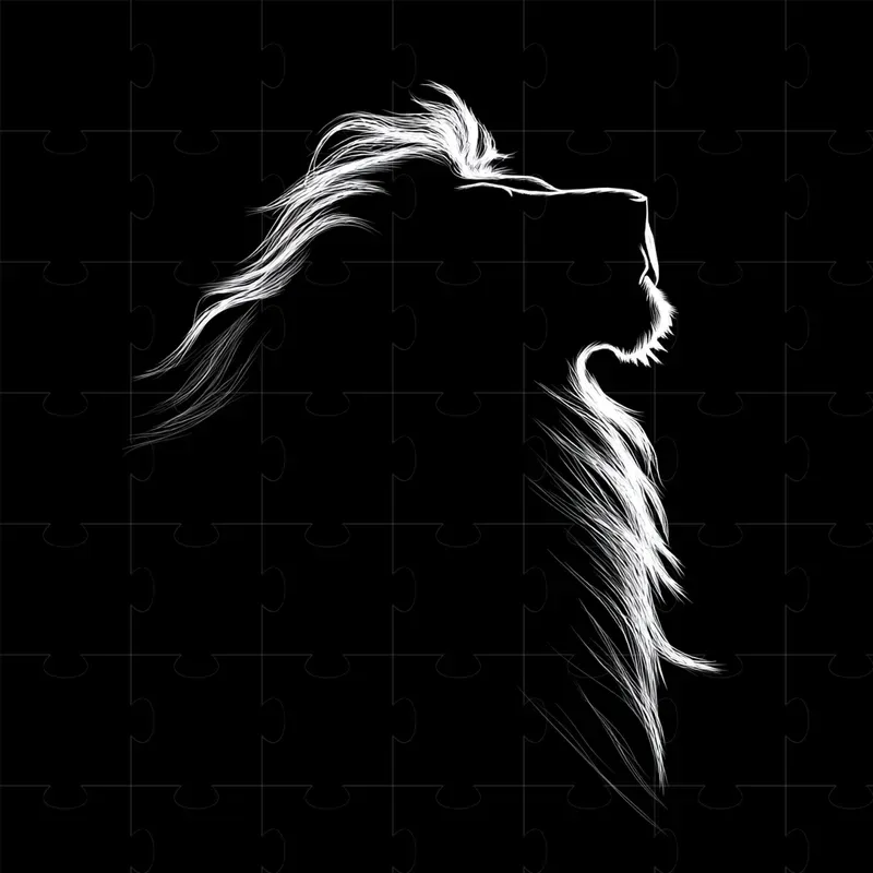 White On Black Silhouettes