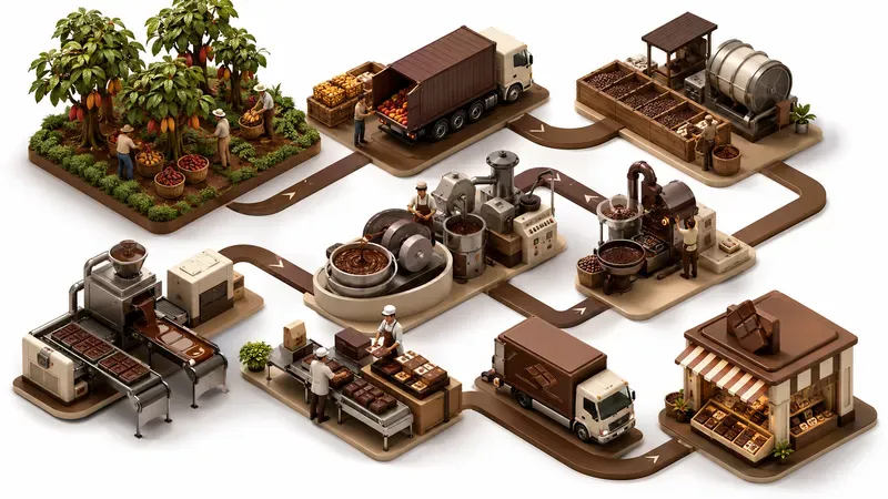 Elite Isometric Industry Process Graphics