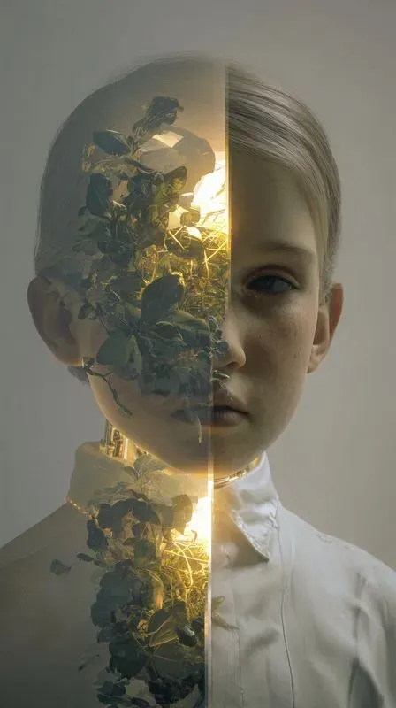 Surreal Minimalist Abstract Portraits