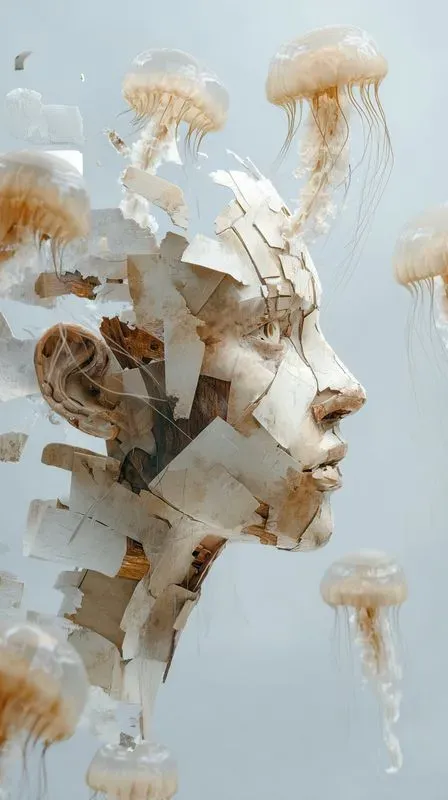 Surreal Minimalist Abstract Portraits